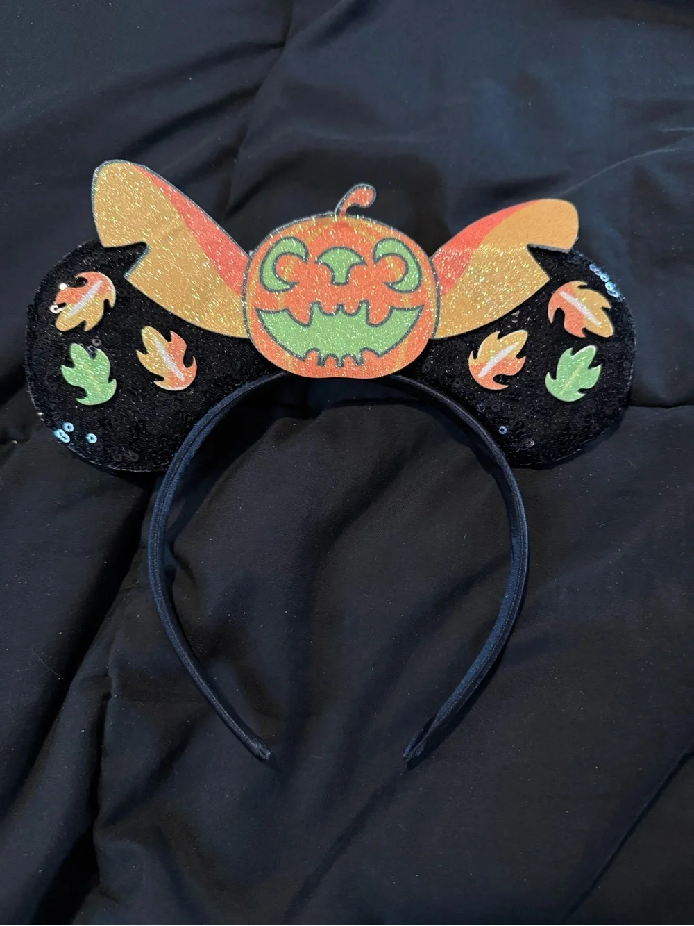Stitch Halloween Mickey Ears